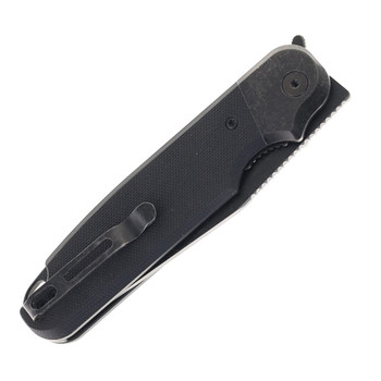 Rapax Buddy Folding Knife Black G10 Handle VG-10 Plain Edge Black Stonewash Finish MK003-BKBS