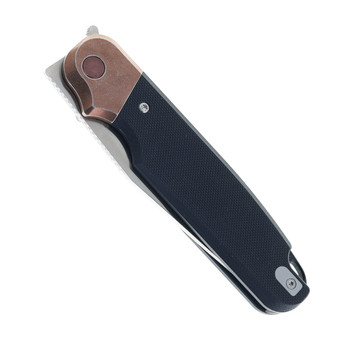 Rapax Buddy Folding Knife Black G10 Handle VG-10 Plain Edge Satin Finish MK003-BKSA