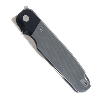 Rapax Buddy Folding Knife Grey G10 Handle VG-10 Plain Edge Satin Finish MK003-GRSA