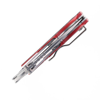 Midgards Nano Valhalla Folding Knife Black/Red G10 Handle Hybrid Cryo MM-N-VAL-RD