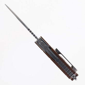 Midgards Nano Valhalla Folding Knife Titanium Bronze Handle Hybrid Cryo Plain Edge