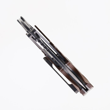 Midgards Nano Valhalla Folding Knife Titanium Bronze Handle Hybrid Cryo Plain Edge