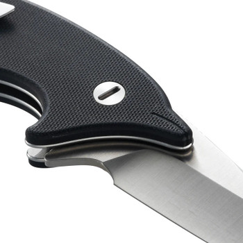Molsect Cove Folding Knife Black G10 Handle 14C28N Drop Point Plain Edge Satin Finish M996B