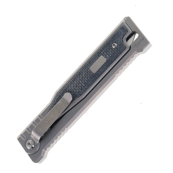 Reate OG EXO Knife Titanium w/ Black Micarta Double Edge Elmax Blade