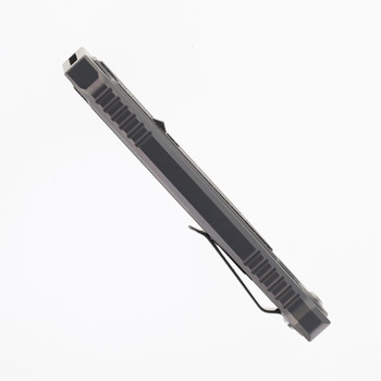 Reate OG EXO Gravity Knife Titanium w/ Black Micarta Drop Point Elmax Blade