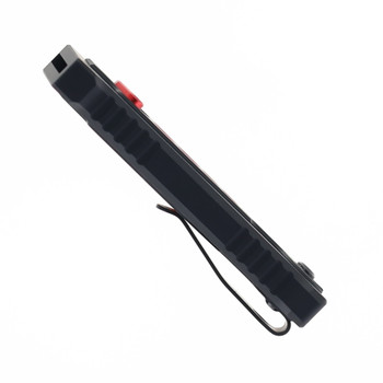 Reate Exo-U Utility Knife Black Aluminum Handle with Red Speed Hole