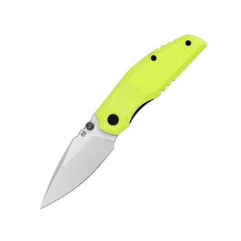 Molsect 808Sustain Folding Knife Green G10 Handle S35VN Plain Edge Beadblast Finish MUC808SG