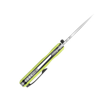 Molsect 808Sustain Folding Knife Green G10 Handle S35VN Plain Edge Beadblast Finish MUC808SG