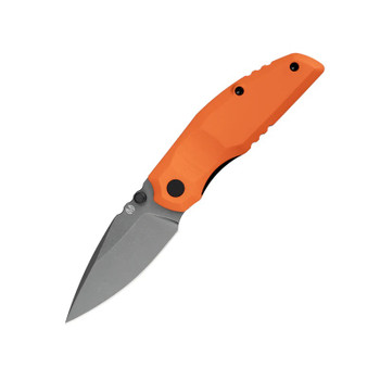 Molsect 808Sustain Folding Knife Orange G10 Handle S35VN Drop Point Plain Edge Stonewash Finish MUC808SO