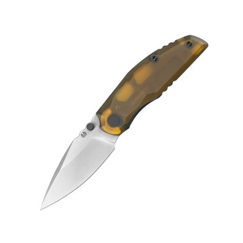 Molsect 808Sustain Folding Knife PEI Handle S35VN Drop Point Plain Edge Satin Finish MUC808SP