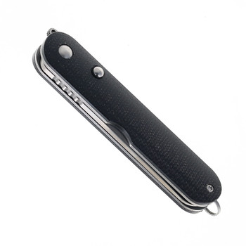 Rapax Mimi Folding Knife Black Micarta Handle VG-10 Plain Edge Satin Finish MK001-2BK