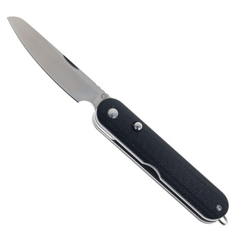 Rapax Mimi Folding Knife Black Micarta Handle VG-10 Plain Edge Satin Finish MK001-2BK