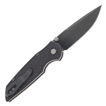 Pro-Tech Integrity Folding Knife Black Relic Aluminum Handle Black MagnaCut blade INT1106