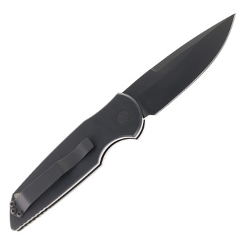 Pro-Tech TR-3 SWAT Operator Automatic Knife Black Grooved Aluminum Handle Black S35VN Blade
