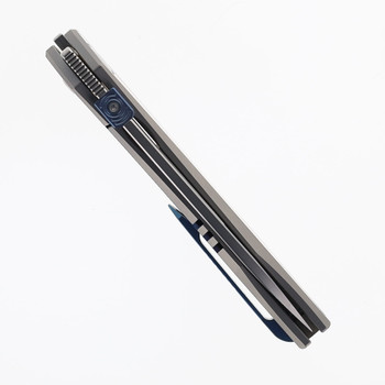 Venom Montesa Folding Knife M390 Plain Edge Blade Timascus Zirconium Handle