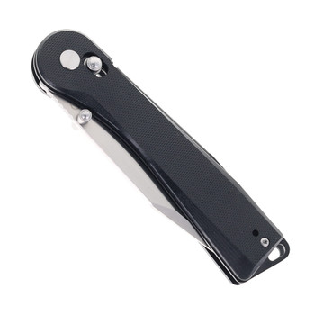 Rapax Trek Folding Knife Black G10 Handle VG-10 Plain Edge Satin Finish MK004-1BKST