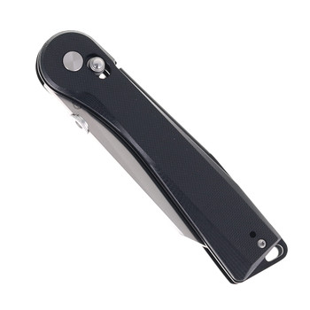 Rapax Slick Folding Knife Black G10 Handle VG-10 Plain Edge Satin Finish MK004-2BKST