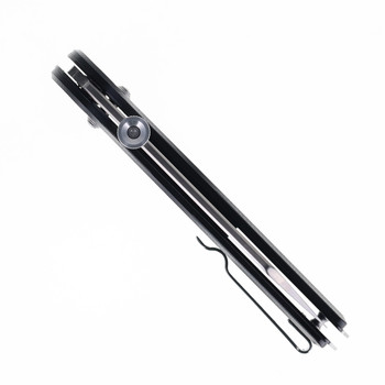 Rapax Slick Folding Knife Black G10 Handle VG-10 Plain Edge Satin Finish MK004-2BKST