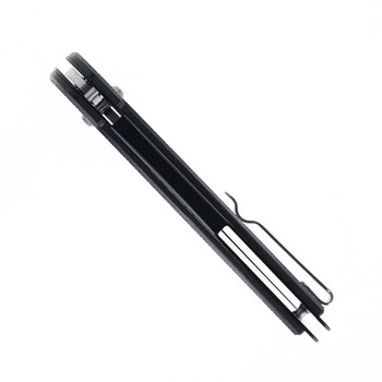 Rapax Slick Folding Knife Black G10 Handle VG-10 Plain Edge Satin Finish MK004-2CFPL