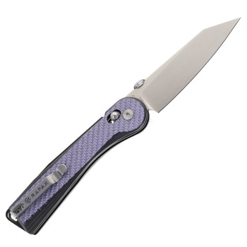 Rapax Slick Folding Knife Black G10 Handle VG-10 Plain Edge Satin Finish MK004-2CFPL