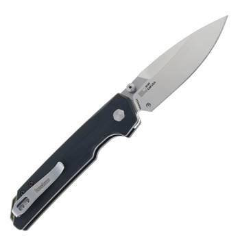 Kershaw Iridium Folding Knife Black G10 Handle Magnacut Spear Point Plain Edge 3038