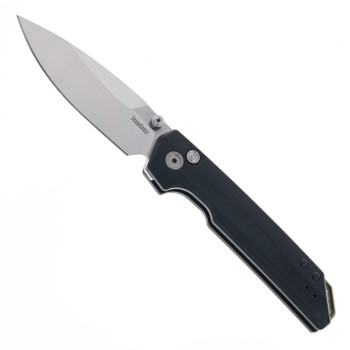 Kershaw Iridium Folding Knife Black G10 Handle Magnacut Spear Point Plain Edge 3038