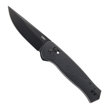 CRKT Sero Folding Knife Black GRN Handle S35VN Plain Edge Black Titanium Nitride Finish 7170K