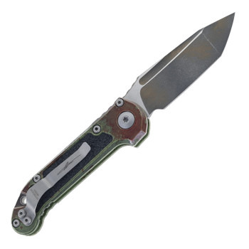 Microtech LUDT Gen III Side Opening Automatic T/E Outbreak Aluminum Handle Outbreak Tanto Bohler M390MK Blade 1136-10BS