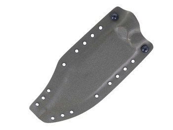 Work Tuff Gear Ranger Fixed Blade Knife Jungle G10 Camo Handle K329 Plain Satin Blade ODG Kydex Sheath