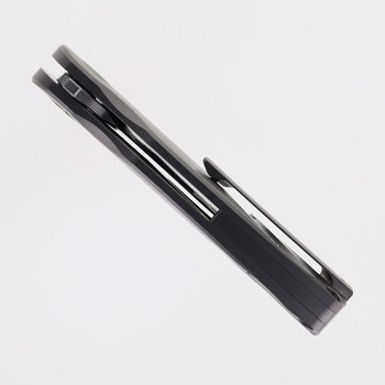 TwoSun Folding Knife Gray Titanium Handle Stonewashed 14c28n Blade TS517-GRAY