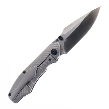 Heretic Knives Wraith Flipper Folding Knife Drop Point DLC CPM-Magnacut Blade H001-6A-BLUTI