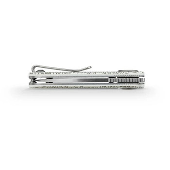 Vosteed Corgi Folding Knife White Doodle Monster G10 Handle 14C28N Drop Point Plain Edge Satin Finish A3727