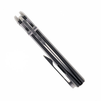 Chaves Redencion 229 Integral Folding Knife Titanium Handle Magnetic Inlay Gray Drop Point Satin M390