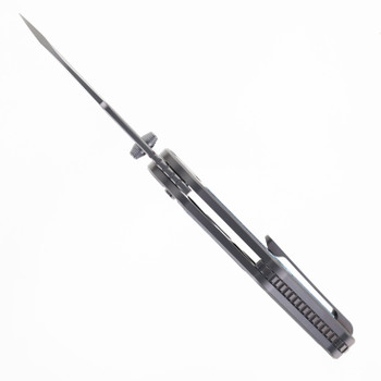 SixLeaf Folding Knife Multi-Blue Titanium Handle 14C28N Plain Edge SL-99-Blue