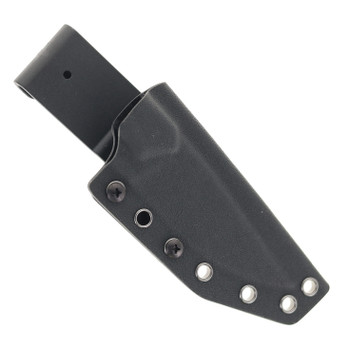 Vero Engineering Myelin Fixed Blade Knife Black G10 Handle M390 Plain Edge Hand Satin Finish