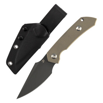 Kansept Fenrir Fixed Blade Knife Light Sand G10 Handle D2