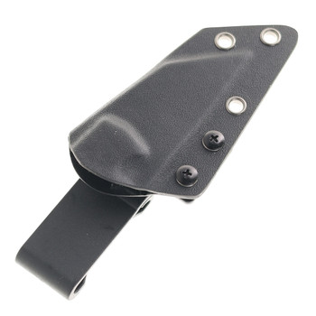 Kansept Siafu Fixed Blade Knife Black/White G10 Handle D2 Plain Edge Stonewash Finish G016A4