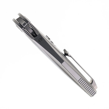 Rike Viper 3-P V2 Folding Knife Titanium & Gold Carbon Fiber Handle M398 Blade 3-P/GCF