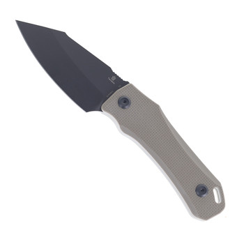 Tenable Loki Fixed Blade Knife Light Sand G10 Handle D2 Plain Edge Gray TiCn Finish G1058A1