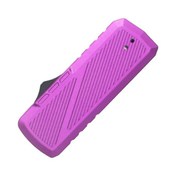 TacKnives Zipper OTF Automatic Utility Knife Purple Aluminum Handle SK5 Razor Blade Plain Edge
