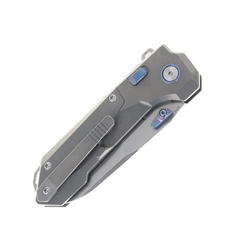 Remette Cosmic Folding Knife Green Titanium Handle M390 Plain Edge Pearlescent Finish RTCO-TG