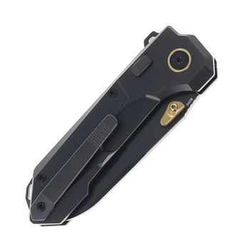 Remette Cosmic Folding Knife Black Titanium Handle M390 Plain Edge Black DLC Finish RTCO-TH