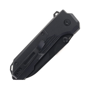 Remette Cosmic Folding Knife Black G10 Handle 14C28N Plain Black Blade RTCO-GB
