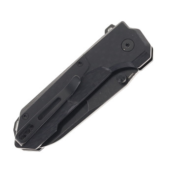 Remette Cosmic Folding Knife Black Pattern G10 Handle 14C28N Plain Black Blade RTCO-GC
