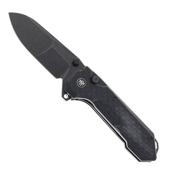 Remette Cosmic Folding Knife Black Pattern G10 Handle 14C28N Plain Black Blade RTCO-GC
