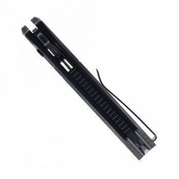 Remette Cosmic Folding Knife Black Pattern G10 Handle 14C28N Plain Black Blade RTCO-GC