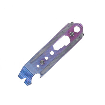 Kizer Multi-Tool Crystalized Titanium & Acrylic EDC Multi-Functional Tools Pac-Bar