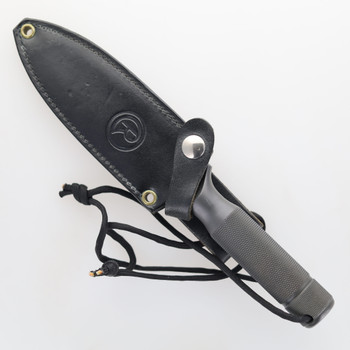 (From Collection) Chris Reeve Shadow IV Survival Fixed Blade Knife A2 Steel w/ Leather Sheath