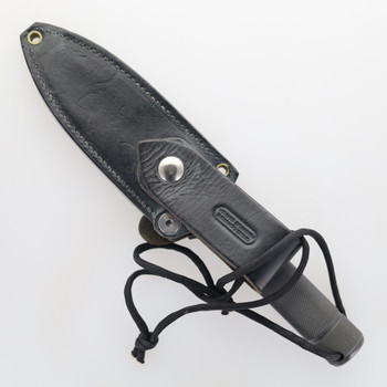 (From Collection) Chris Reeve Shadow IV Survival Fixed Blade Knife A2 Steel w/ Leather Sheath