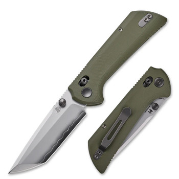 North Mountain Blade Folding Knife Green G10 Handle SLD-Magic Tanto Plain Edge 2532-GR